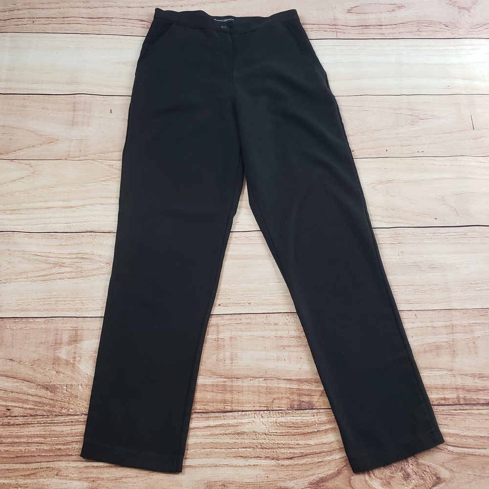 Brandy Melville Pants Women One Size Black Skinny Casual Business Ladies 27x28‎